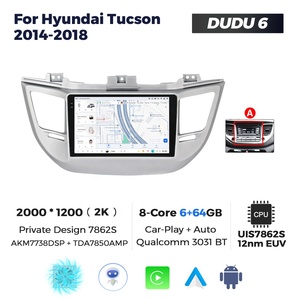 Mekede Dudu Đài Phát Thanh Tự Động <span class=keywords><strong>Android</strong></span> Xe Đa Phương Tiện Máy Nghe Nhạc Hệ Thống Định Vị Âm Thanh DSP Cho <span class=keywords><strong>Hyundai</strong></span> <span class=keywords><strong>Tucson</strong></span> 2014-2018 - Product Image 2