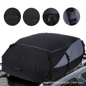 Sac de toit de voiture pliable en tissu Oxford 600D, best-seller d'Amazon, imperméable en PVC thermosoudé, housse de toit de voiture transfrontalière - Product Image 2