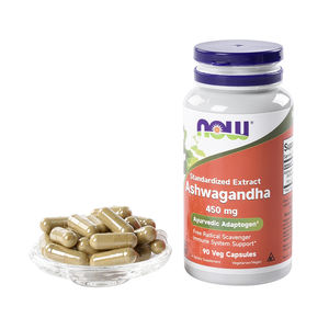 Suplementos de hierbas Extracto de raíz de Ashwagandha orgánica Cápsulas en polvo Anti ansiedad Aliviar el estrés Cápsulas de Ashwagandha a base de hierbas - Product Image 2