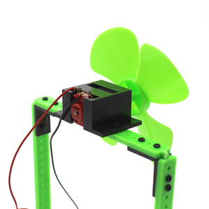 Kit de bricolage pour ventilateur en plastique, expérience scientifique, jouet éducatif pour enfants de 4 à 6 ans, commande manuelle avec piles AAA - Product Image 3