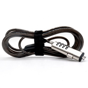 Phụ Kiện Máy Tính 5Mm Cáp An Ninh Kết Hợp Máy Tính Xách Tay Khóa Kẽm Hợp Kim 4 Quay Số Mật Khẩu Khóa <span class=keywords><strong>Key</strong></span> <span class=keywords><strong>Lock</strong></span> Cho HP Dell Máy Tính Xách Tay - Product Image 2
