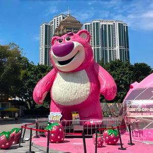 Özelleştirilmiş Hizmet Bire Bir Hizmet Açık Hava Büyük Ağ SICAK Dekorasyon Reçine Hayvan Sevgisi Heykeli - Product Image 3