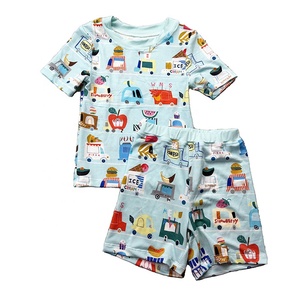 DH ODM RTS Boîte Mystère en Bambou Vêtements pour Enfants Vente en Gros Lots Mixtes de Pyjamas 2 Pièces en Viscose Douce de Bambou pour Boutiques - Product Image 2