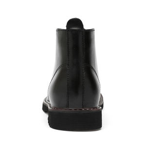 Bottes d'outillage pour hommes pour femmes bottes Martin botte de travail et de sécurité Chukka vache en cuir véritable haut mi-haut à lacets automne hiver coton - Product Image 3