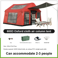 YJHOME Taille personnalisable Tente de camping gonflable étanche quatre saisons Ouverture automatique rapide Conception portable pour une utilisation en extérieur