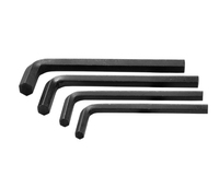 Kunci pas heksagonal berbentuk L hitam dengan ukuran M1.5/M2/M2.5/M3/M4/M5/M6/M8, untuk perbaikan mekanis