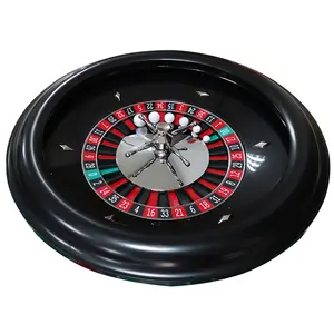 Hot sell 18 inch diameter roulette wheel professional casino abs roulette for home style table game