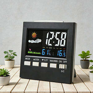 Reloj <span class=keywords><strong>Despertador</strong></span> Digital Electrónico LED con Control por Voz, Moderno, con Retroiluminación, Calendario, Función de Repetición, Estación Meteorológica, Temperatura, Decoración para el Hogar - Product Image 2