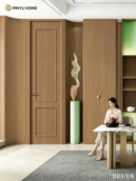 Pintu Kayu Modern Murah Grosir, Pintu Cetak Sederhana untuk Penggunaan Hunian, Pintu Interior Cetak Biaya Rendah Tanpa Cat untuk Ruang Tamu