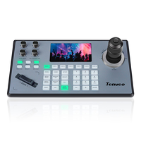 Controlador de teclado TENVEO KB200PRO 4D RS422/RS232/RJ45 joystick Videoconferencia Transmisión Iglesia Transmisión en vivo