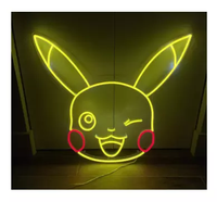 Chien et chat Logo lumière LED adapté à la maison chambre d'enfant café magasin Design personnalisé décoration murale néon chien lampe néon Led