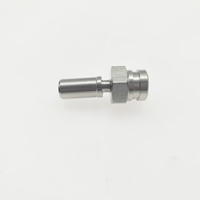 2-teiliges Edelstahl-Mutter- und Ferrule-Set mit Schlauchanschluss und Innengewinde
