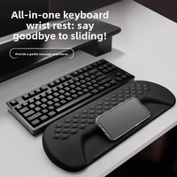 Support de clavier mécanique, repose-poignet pour ordinateur de bureau, repose-poignet en mousse à mémoire de forme, tapis de souris ergonomique en gros