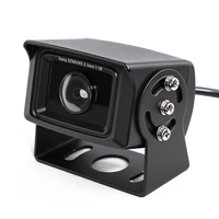 Caméra de recul AHD Starlight 1080P, angle ultra large de 155°, 18 LED IR, IP67, alliage d'aluminium, vision nocturne arrière pour camion et bus