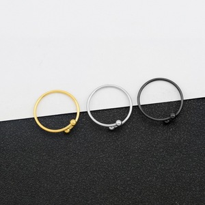 New Minimalist Niche Design Stainless Steel Geometric <b>Ring</b> Fashionable Light Luxury Unisex's <b>Adjustable</b> <b>Rings</b> Wholesale Jewelry - Product Image 3