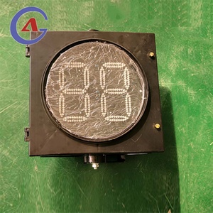 นาฬิกาจับเวลาถอยหลังแบบ LED ขนาดใหญ่ 2 หลัก 300 มม. ไฟจราจรสีแดงสีเขียว - Product Image 1