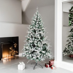 Árbol de Navidad LED Preiluminado Grande y Esponjoso de Resina con Forma de Abeto Frasier y Depósito de Agua - Product Image 2