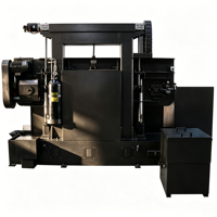 Scie à ruban CNC à double colonne GZK400S avec lame de scie à 180 degrés, fréquence variable, découpe de précision des métaux, PLC automatique