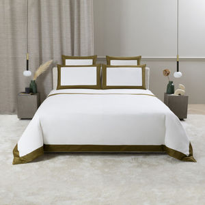 Lençóis de Cama de Hotel 100% Algodão SANHOO Personalizados para Camas King, <span class=keywords><strong>Queen</strong></span>, Casal e Solteiro, Brancos, Tecido Liso - Product Image 1