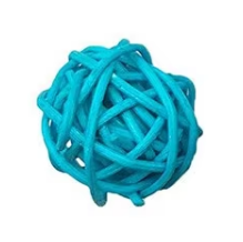 Mainan Kunyah Bola Rotan Ramah Lingkungan untuk Burung Beo, Parkit, dan <span class=keywords><strong>Cockatiel</strong></span> untuk Bermain dan Mengunyah - Product Image 4