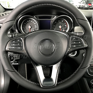 Cubierta Decorativa para Volante de Coche para Mercedes Benz Clase A, B, C, E, GLA, CLA, GLC, GLS, GLE, V, W176, W246, W205, W213, W117, C117, X156, X253, W447 - Product Image 6