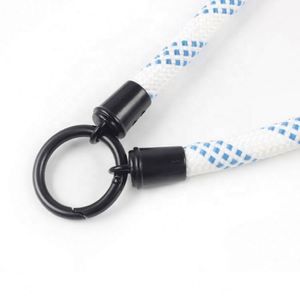 Custom Logo Keychain Wrist Patch Phone Lanyards Universal Short Nylon Mobile Phone Strap - Product Image 5