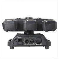 Projecteur LED professionnel RED 6 en forme de bateau pirate avec faisceau lumineux rouge/vert, laser et stroboscope doré pour scène DJ