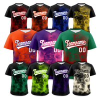 Jersey Baseball Streetwear Custom Seri Phantom Skull, Seragam Tim Grosir, Sublimasi, MOQ Rendah, Desain Gratis, Kaos Hip Hop Pria