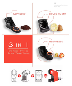 Pequeños Electrodomésticos Personalizados para Cocina Italiana, Cafetera de Cápsulas Compatible, Cafetera Multi Cápsulas Espresso para el Hogar - Product Image 4