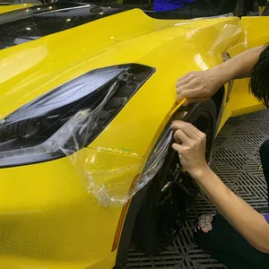 5 anos de garantia livre amostra do carro sutiã 7.5 mil tph tpu ppf filme de proteção da pintura do carro