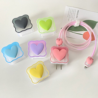 Coque de protection pour chargeur et câble de données USB pour iPhone, motif nœud 3D, 20W, vente en gros