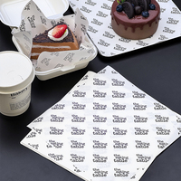 Papier d'emballage alimentaire jetable, écologique, biodégradable, recyclable, résistant à la graisse et à l'eau, pour desserts et pâtisseries