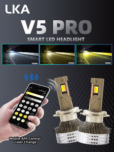 V5PRO Sanvi nuovissimo Design App di controllo automatico sistemi di illuminazione 3000k a 6000k fendinebbia faro a Led - Product Image 4