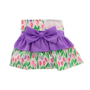 Femelle Pet Couches Imperméables Noeud Papillon Conception XS-L Jupe Chien Sanitaire Pantalon Durable Coton <span class=keywords><strong>Lavable</strong></span> Réutilisable Chien Couches - Product Image 2