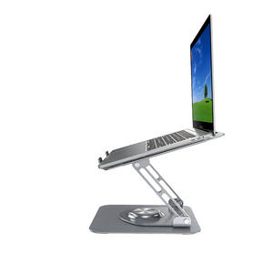 Aluminium Alloy Adjustable Height <b>Foldable</b> <b>Desk</b> Laptop and Notebook Computer Stand - Product Image 5