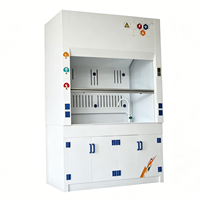 Hotte de laboratoire PP avec évier, armoire à fumées chimiques antidéflagrante