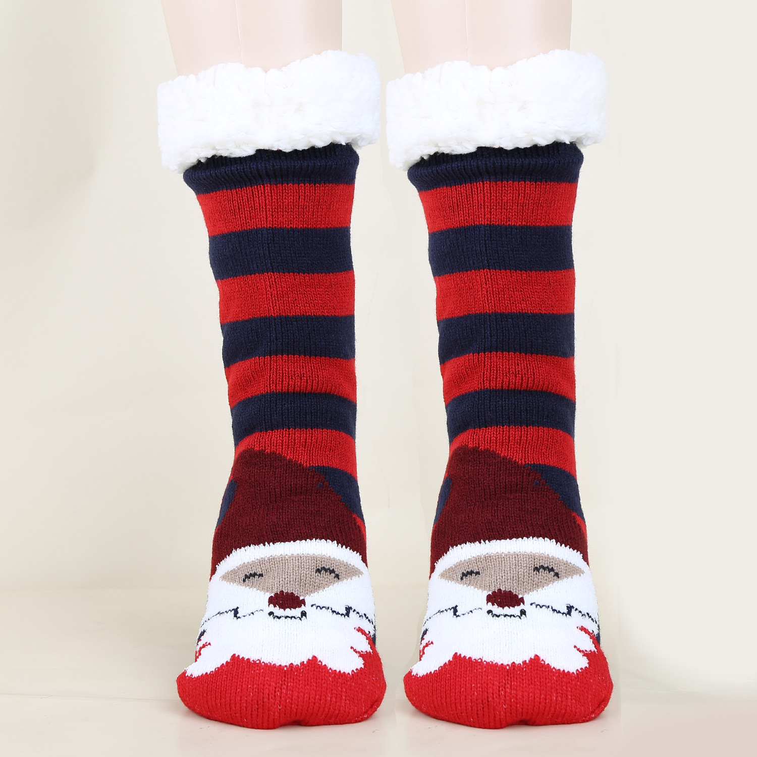 Père Noël rouge et bleu