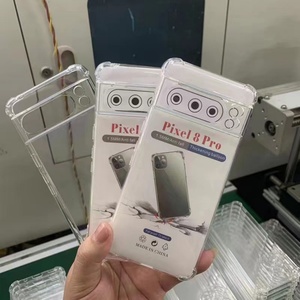 Vente en gros d'étuis transparents pour Google Pixel 8 Pro, étuis pour Google Pixel 6 7 8, coques de téléphone souples flexibles antichoc en TPU - Product Image 3
