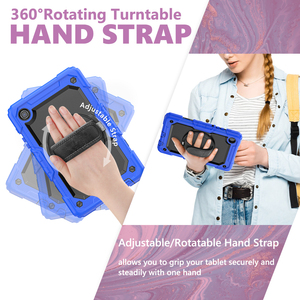 Fundas Resistentes para Tablet <span class=keywords><strong>Samsung</strong></span> <span class=keywords><strong>Galaxy</strong></span> <span class=keywords><strong>Tab</strong></span> <span class=keywords><strong>A7</strong></span> Lite 8.7'' 2021 T220 T225, Protector de Pantalla PET, Antigolpes, con Correa para el Hombro - Product Image 5