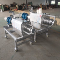 Machine de déshydratation du fumier de vache, déshydrateur de fumier de vache solide avec moteur électrique, haute productivité