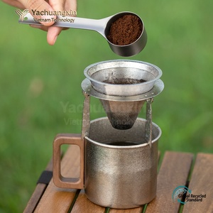 Stainless Steel Coffee Bean <b>Measuring</b> <b>Spoon</b> Set 2 Pieces For Camping Cooking All Seasons - Product Image 4