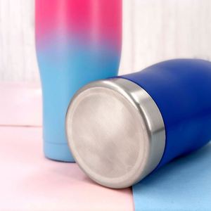 20oz Gradient Curve Tumbler <b>Double</b> <b>Wall</b> Vacuum Insulated Stainless Steel Mug with 2in1 Detachable Lid Gift - Product Image 5