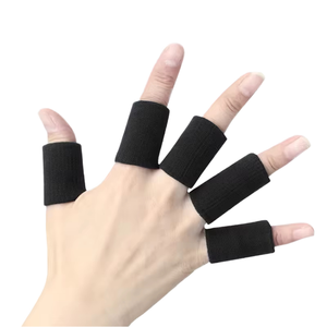 Finger Sleeves Protectors <strong>Splints</strong> Thumb Finger Brace Support 100% Nylon Breathable Elastic Lightweight Unisex for Finger - Product Image 1