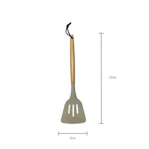 Juego de Utensilios de Cocina de Silicona de 3 Piezas, Ecológicos y No Tóxicos, con Mango de Madera, Aptos para Lavavajillas, Suministro Directo de Fábrica - Product Image 4