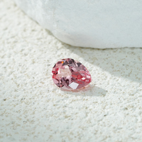 Lab Grown Gem stones rosa Saphir Birne Cut Mix Größe Sunrise Farbe 2x3mm 4x6mm 6x8mm Beliebte Größe Riesige Lager Hellrosa Farbe
