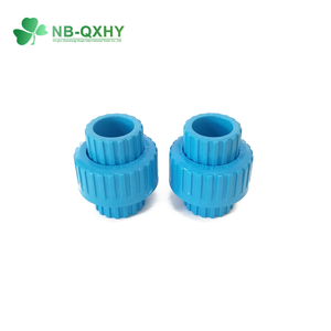 工場用青色DIN規格PN10 PN16ソケットPVCユニオンパイプ継手（配管用水用） - Product Image 1