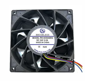 14051 14CM 12V 24V 48V DC Axial Cooling Fans 140x140x51mm Large Air Flow Exhaust Fan For Purifier