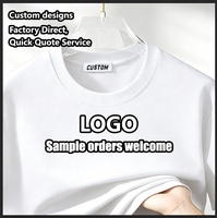 T-shirt en coton 100% de haute qualité, 220 GSM, impression de logo personnalisé, coupe classique, t-shirt décontracté à manches courtes pour hommes, vente en gros