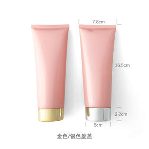 Tubo cosmético en polvo de perlas de <span class=keywords><strong>200</strong></span> <span class=keywords><strong>ML</strong></span>/g, gran capacidad, logotipo personalizado, limpiador, crema de manos, protector solar, embalaje para apretar, tubo vacío - Product Image 3