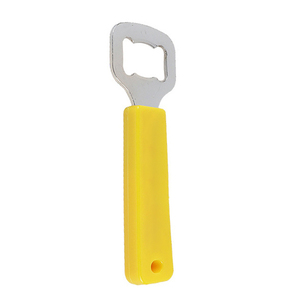 Abridor de Botellas de Cerveza con Logotipo Personalizado, Mango de Plástico, Abridor Manual de Bebidas de Acero Inoxidable para Bar y Hogar, Promocional - Product Image 1
